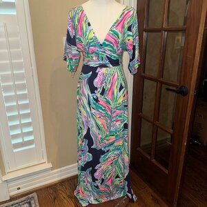 Lilly Pulitzer Parigi Don't Leaf Me Hangin Size S Hard to Find!